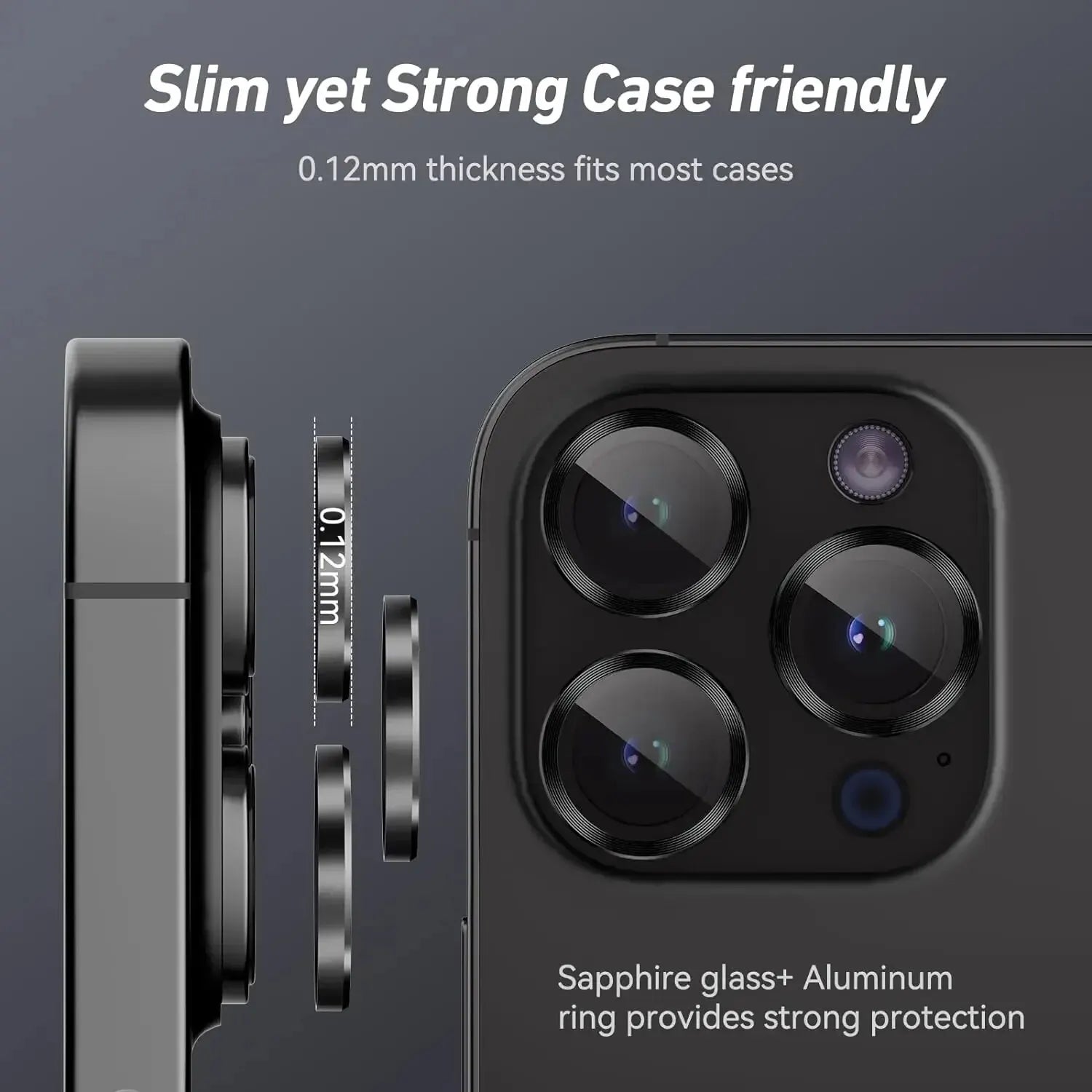 3-2pcs Camera Lens Protector For iPhone 12 13 14 15 Pro Max 13 Mini Metal Ring Protector Glass Camera Lens For iPhone 15 Pro Max Beauty World Shop