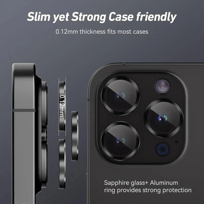 3-2pcs Camera Lens Protector For iPhone 12 13 14 15 Pro Max 13 Mini Metal Ring Protector Glass Camera Lens For iPhone 15 Pro Max Beauty World Shop