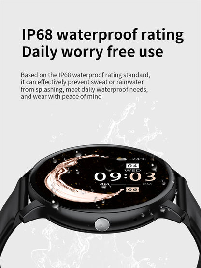 2025 New Smart Watch Women Men Bluetooth Call Sports Fitness Watches Heart Rate Health Monitor Smartwatch Ladies For Android iOS