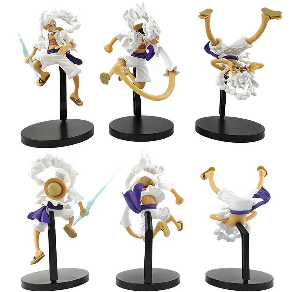 Anime ONE PIECE Figure Toy 18cm Nika Monkey D Luffy Action Figures Dolls Pvc Model Collectible Statue Toy Christmas Gift Beauty World Shop