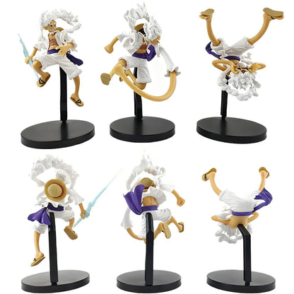 Anime ONE PIECE Figure Toy 18cm Nika Monkey D Luffy Action Figures Dolls Pvc Model Collectible Statue Toy Christmas Gift Beauty World Shop