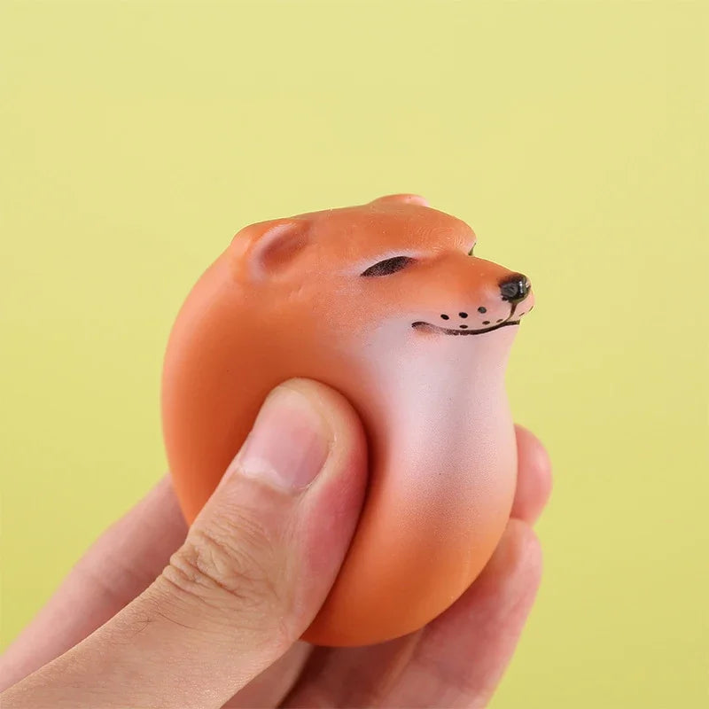 Creative Shiba Inu Realistic Egg Shape PVC Desk Decor Dog & Egg Union Decorations For Home Offices Fun Christmas Gifts Beauty World Shop