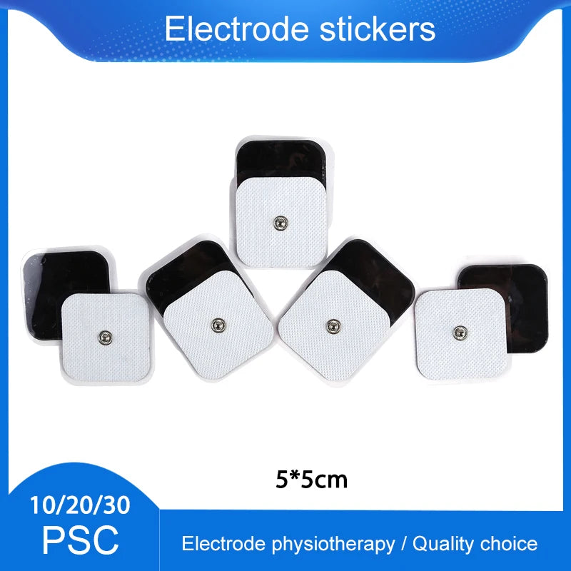 5*5cm  Unit Replacement Pads Non-woven Self Adhesive for  Patches Digital Machine Massager Body Massager Sticker Beauty World Shop