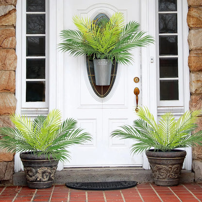 50cm 9 Leaves Artificial Plants Fake Tropical Palm Plant Green Leaves Home Garden Office Jungle Carnival Decor Christmas Decor Beauty World Shop
