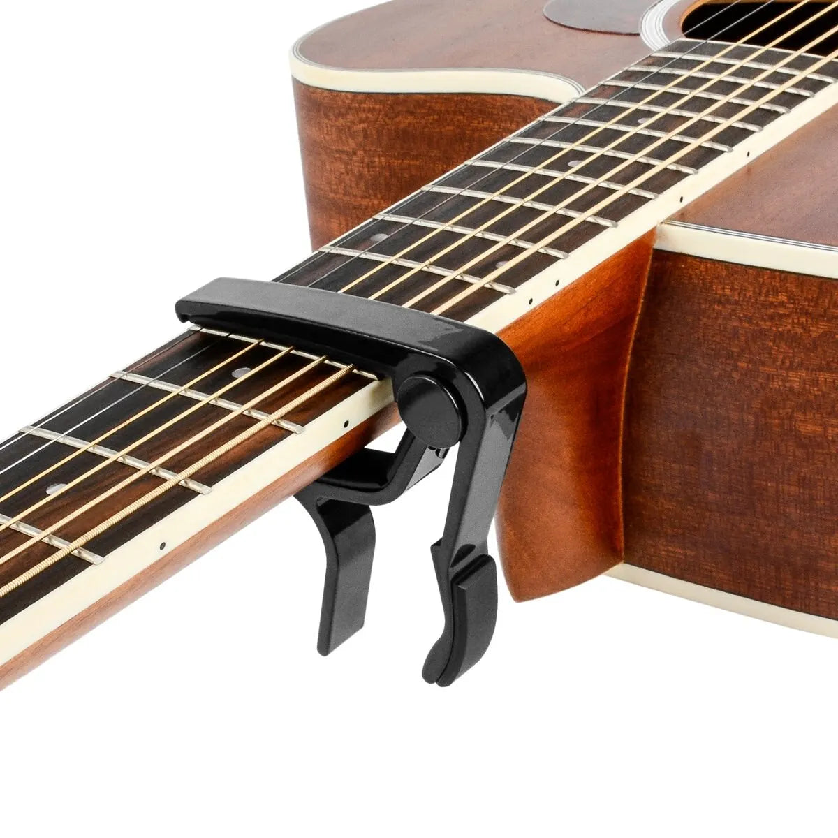 Guitar Capo for Acoustic and Electric Guitars Single Handed Capos Black Beauty World Shop