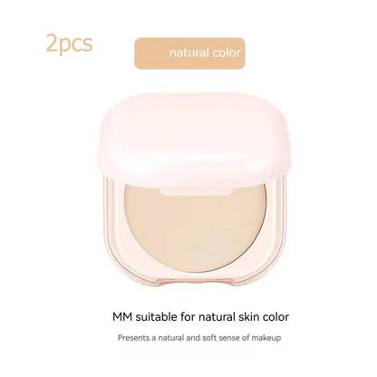 Setting Powder Oil Control Makeup Setting Brightening Skin Tone Setting Powder With Mirror Compact Portable Makeup Powder Beauty World Shop