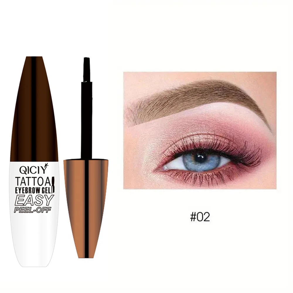 Lasting 3 Days Tattoo Easy Peel Off Eyebrow Gel Cream Types Long-Lasting Smudge-Proof Sweat Resistant  Waterproof Cosmetics Beauty World Shop