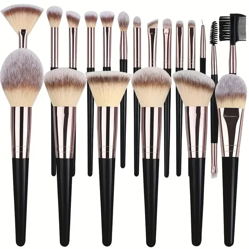 3-20PCS Makeup Brushes Set Soft Fluffy Eyeshadow Foundation Concealer Blending Blush Brush Kabuki Professional Women Beauty Tool Beauty World Shop