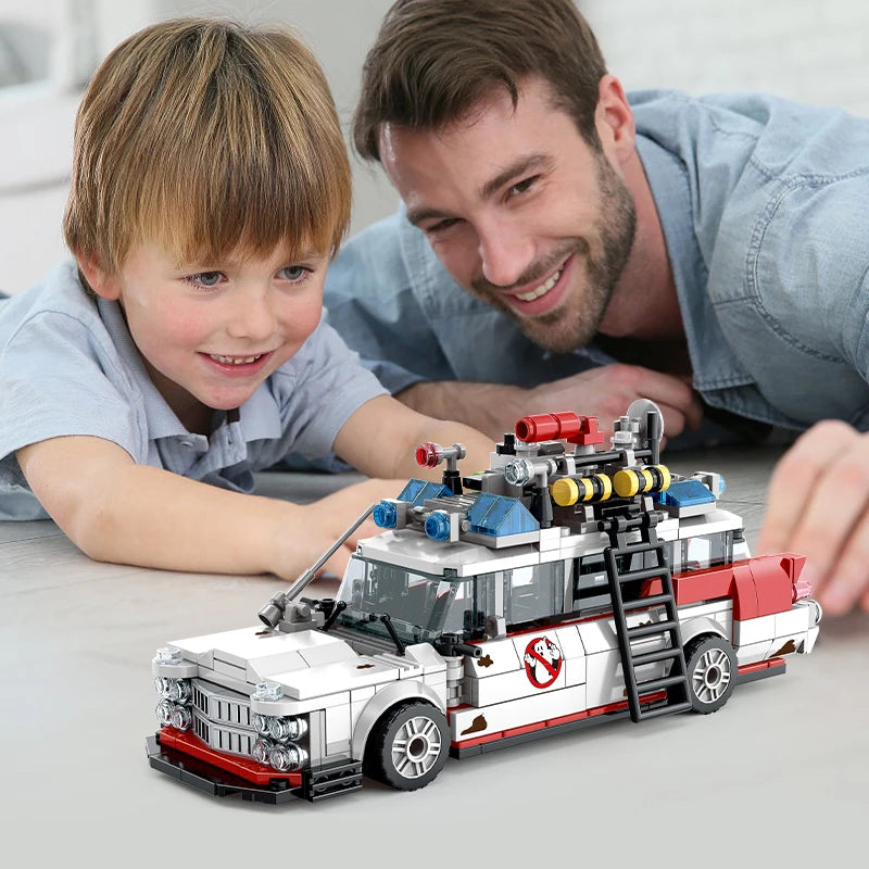Creative Ghostbusters ECTO-1 Vehicle Technical Building Blocks Racing Car Model Car Assembly Bricks Toys for Kids Adult gifts Beauty World Shop