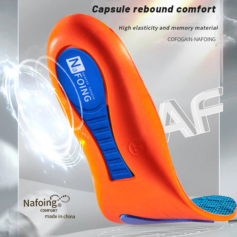 Sport Orthopedic Insoles for Feet Men Women EVA Breathable Shock Absorption Shoes Insole for Running Basketball Sport Care Pads Beauty World Shop