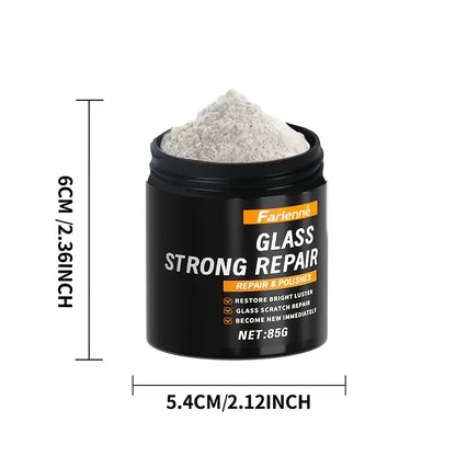 Super glass polishing powder|Restore glass clarity|Polishing for brightness|Glass scratch repair powder|Nanoscale scratch repair Beauty World Shop