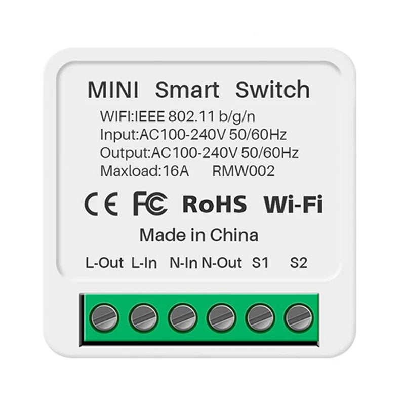16A Wifi Switch Smart 2-Way DIY Switches Circuit Breaker Timer Support Alexa Маруся Google Home Alice SmartThings Smart Home Beauty World Shop