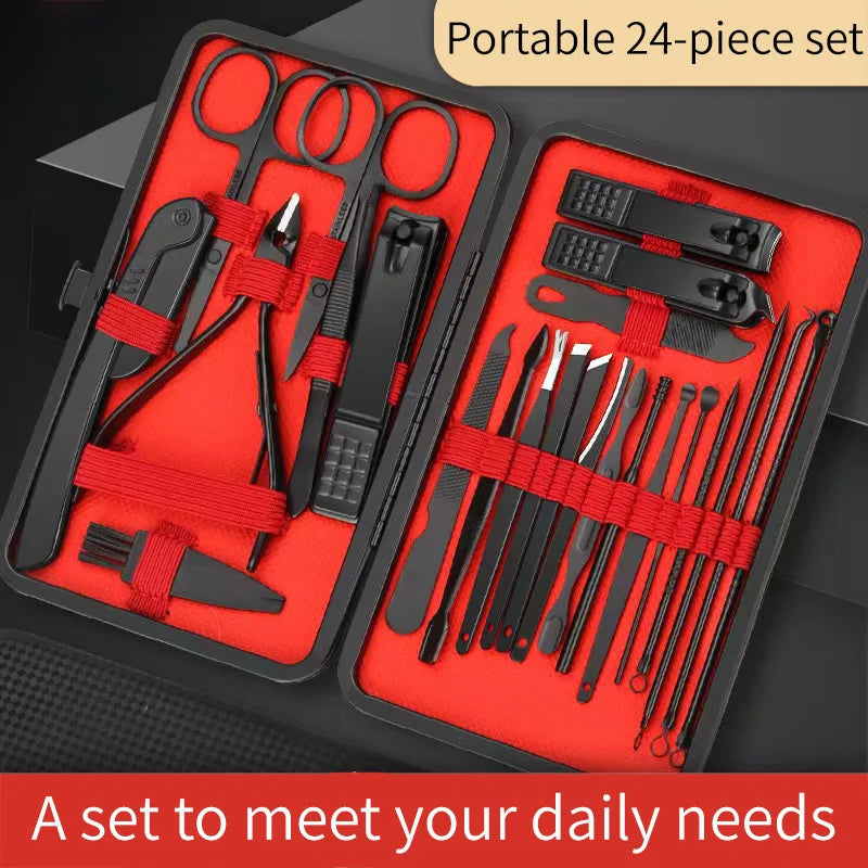 Nail Clipper Set Set Convenient Beauty Tools Nail Clipper Manicure Nail Trimmer Pedicure Knife Ear Peeling Knife Nail Manicure T Beauty World Shop