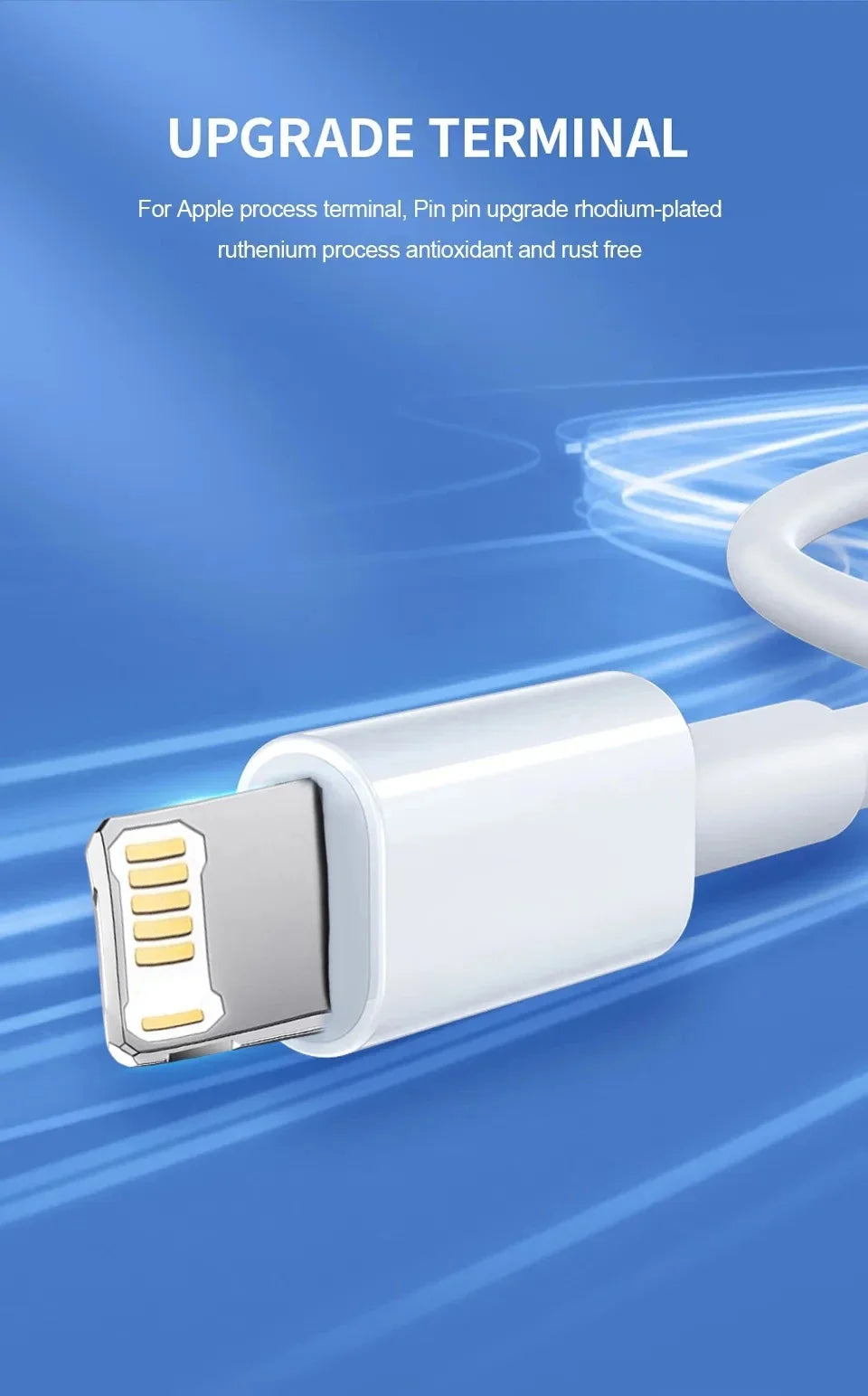 20W PD USB to Lighting USB C to Lighting Fast Charger Cable For Apple iPhone 14 13 12 11 Pro Max X XR Plus iPad Data Sync Line Beauty World Shop