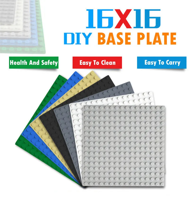 32x32x16x16 Dots Classic Base Plates MOC DIY Plastic Bricks Baseplates City Dimensions Building Blocks Figures Construction Toys Beauty World Shop