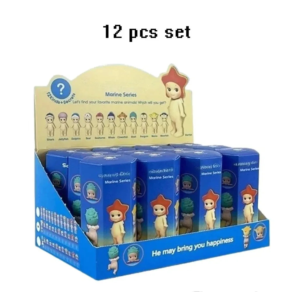 Random Angel Hobbies Anime Figures Blind Box Dolls Toys Phone Case Desk Decor Collection Children's Birthday Surprises Gifts Beauty World Shop