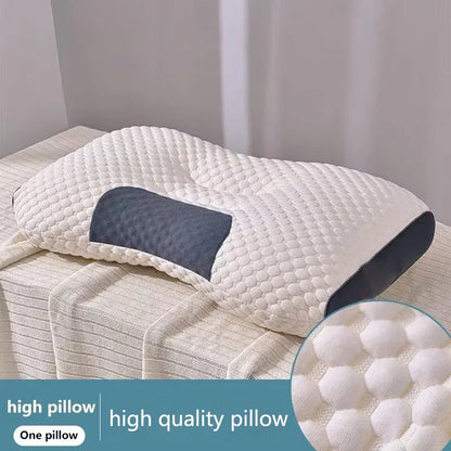 New Soybean Fiber Cervical Orthopedic Neck Pillow - Massage SPA Pillow for Household Sleep & Neck Protection