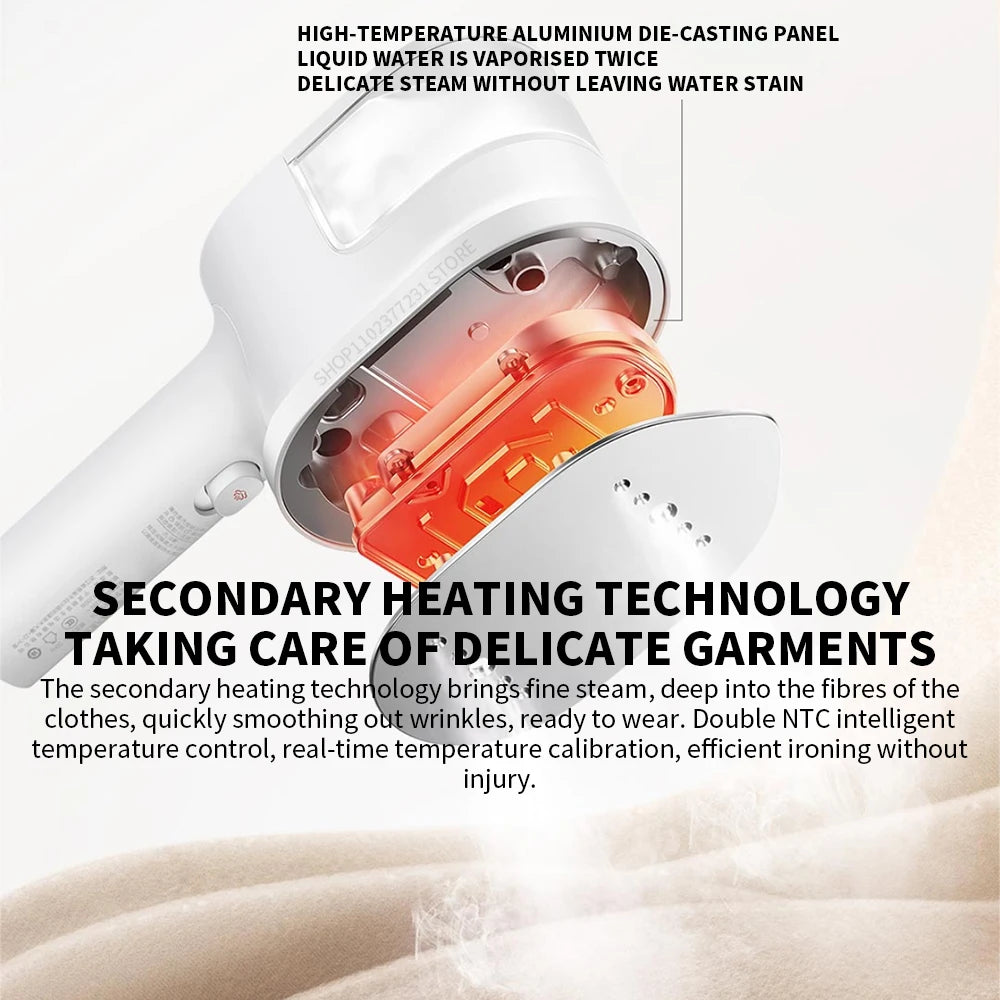 Original MIJIA Handheld Steam Lroning Machine Home Appliance Portable Garment Steam Cleaner Iron For Clothes Beauty World Shop