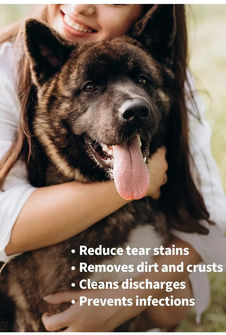 Pet Cleaning Products Eye Wipes To Remove Tear Marks Cleaning Wet Tissues Cat Wiping Eyes Removing Tear Marks and Cleaning Pet Beauty World Shop