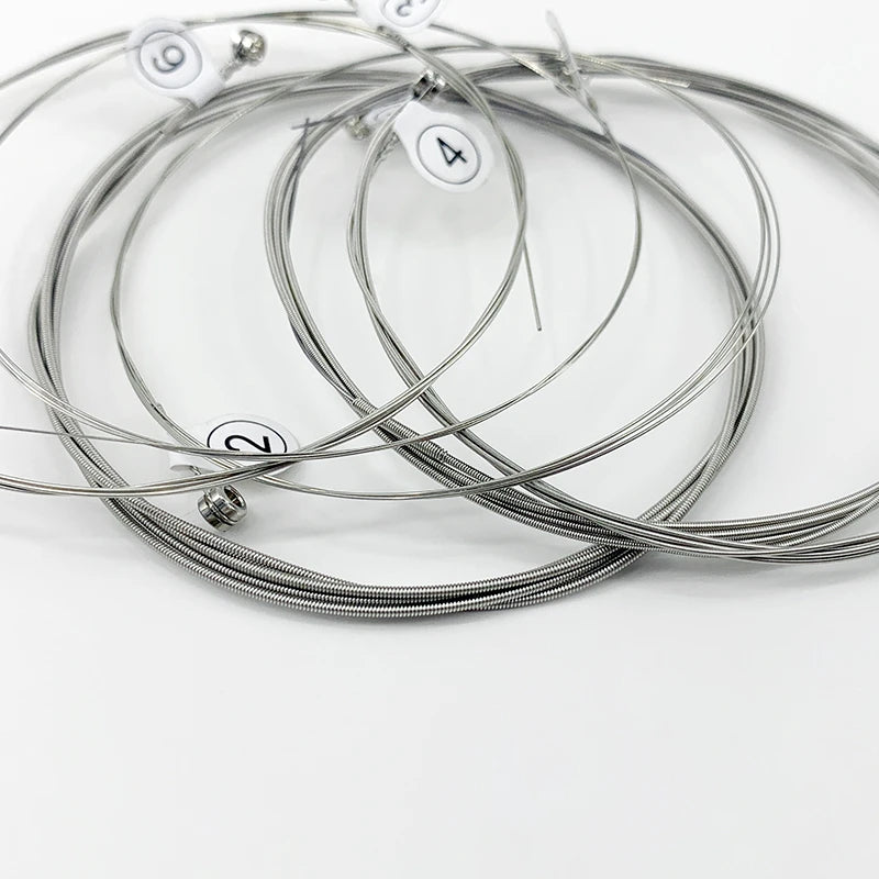 MOGE Hexagonal Carbon Steel Electric Guitar Strings Nickel Alloy Super Light Tension Accessories Beauty World Shop