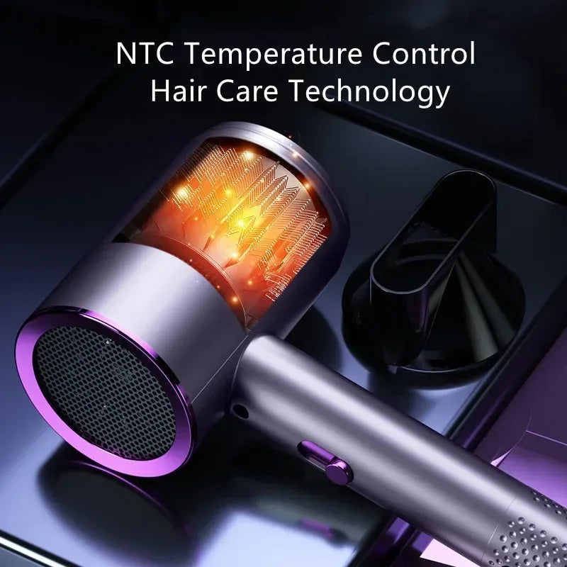 Professional Salon Hair Dryer 2000W Negative Ionic Fast Drying Low Noise Constant Temperature Blower for Home Beauty World Shop