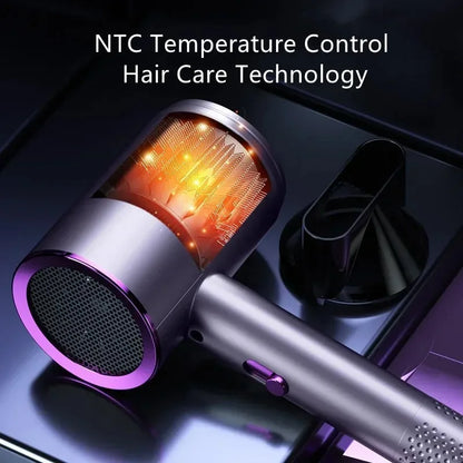 Professional Salon Hair Dryer 2000W Negative Ionic Fast Drying Low Noise Constant Temperature Blower for Home Beauty World Shop