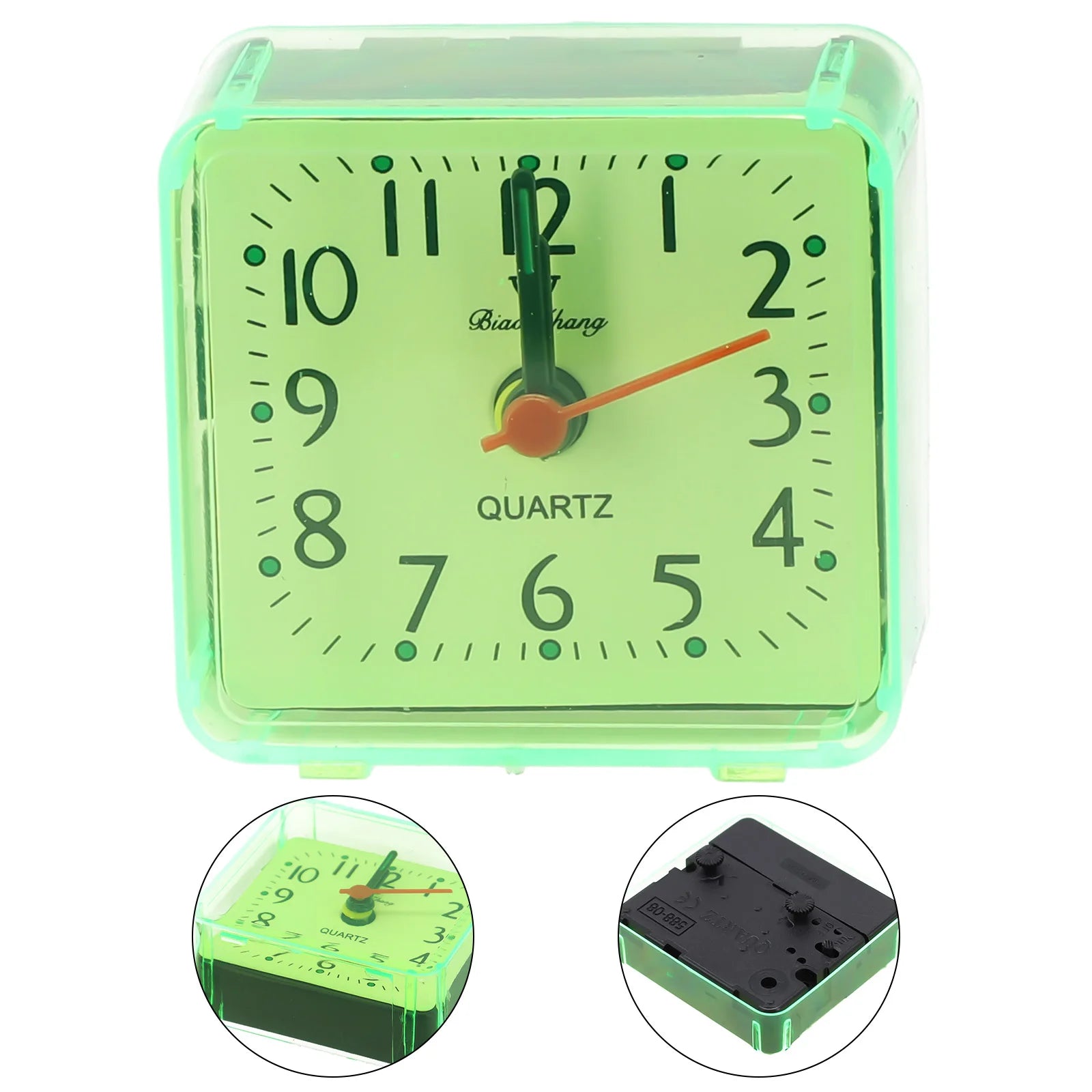 Digital Alarm Clock Bedside Small Alarm Clock Quartz Battery Operated Square Student Bedroom Wake Up With Beeping Sound Beauty World Shop