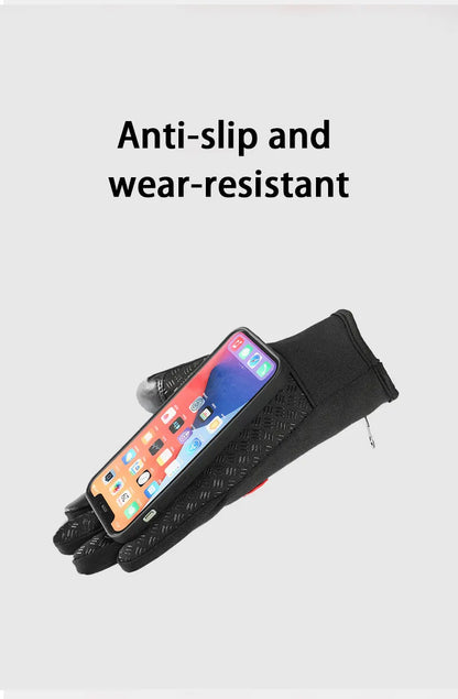 Winter Men's And Women's Warm Gloves, Waterproof And Skin Friendly Touch Screen, Suitable For Cycling And Skiing Beauty World Shop