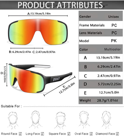 3-8 Years Old Brand Kids Cycling Sunglasses Boys Girls Outdoor Baseball Bike Bicycle Sport Eyewear Youth Gift UV400 Beauty World Shop