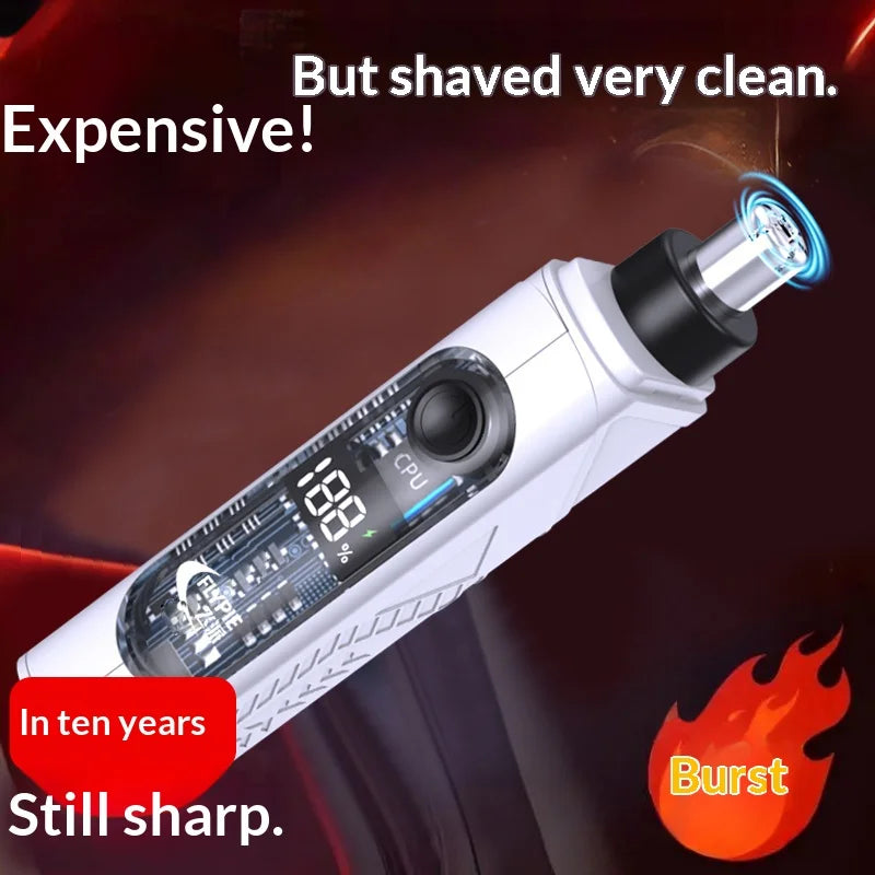 Rechargeable Nasal Trimmer & Facial Shaver for Men – Portable Grooming Device for Nose & Face Beauty World Shop