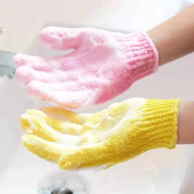 8/12Pcs Bath Glove Exfoliating Wash Skin Spa Massage Shower Scrub Scrubber,Deep Cleansing Bath Scrubber for Smooth Skin-Spa&Mas Beauty World Shop