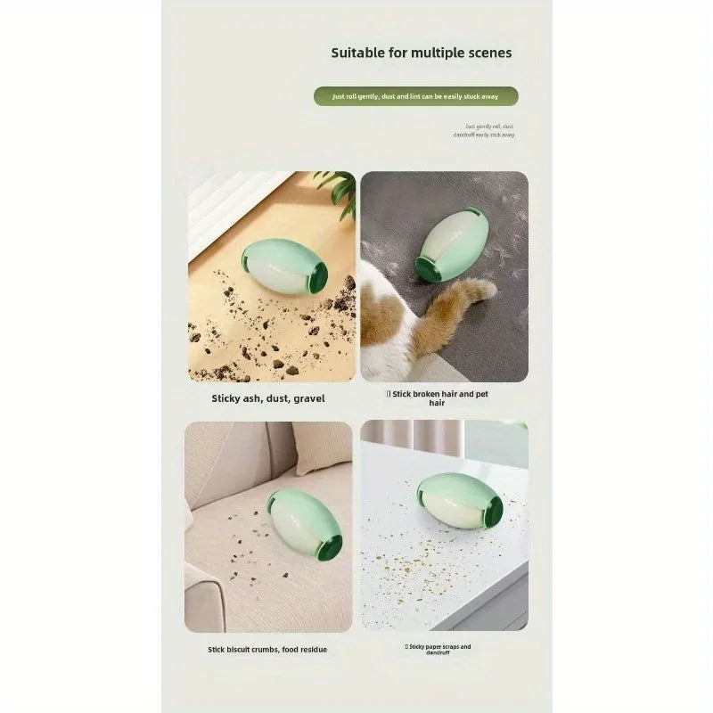1pc Time-Saver Reusable Washable Lint Roller Strong Adhesive Hair Sticking Machine for Clothes Pets & Furniture Cleaning Beauty World Shop