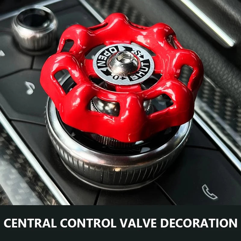 BLALION Fun Car Center Control 3D Valve Decoration Auto Interior Shift Knob Cover Air Conditioner Button Valve Switch Sticker Beauty World Shop