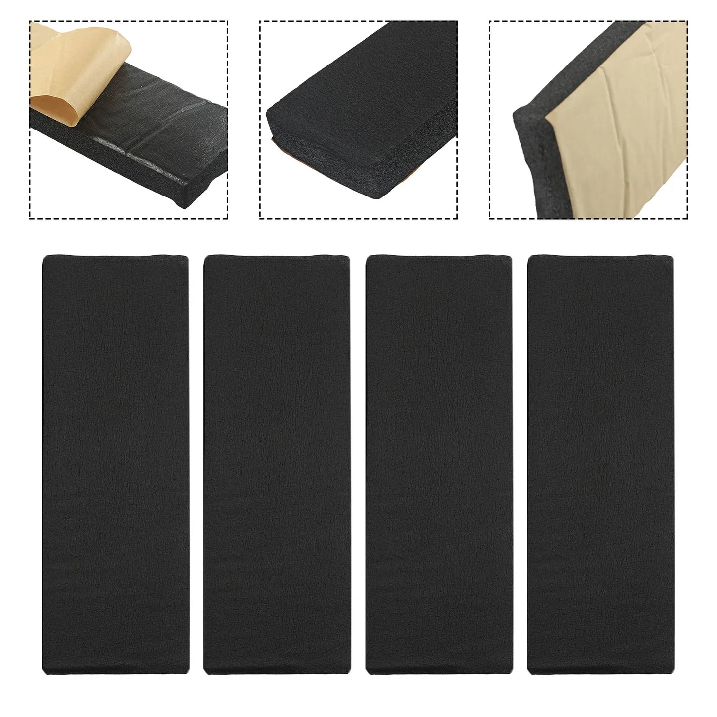 4pcs Set Garage Car Door Protector Wall Corner Bumper Guard Foam Block For Parking Spaces Warehouses Protecte Bump And Scratches Beauty World Shop