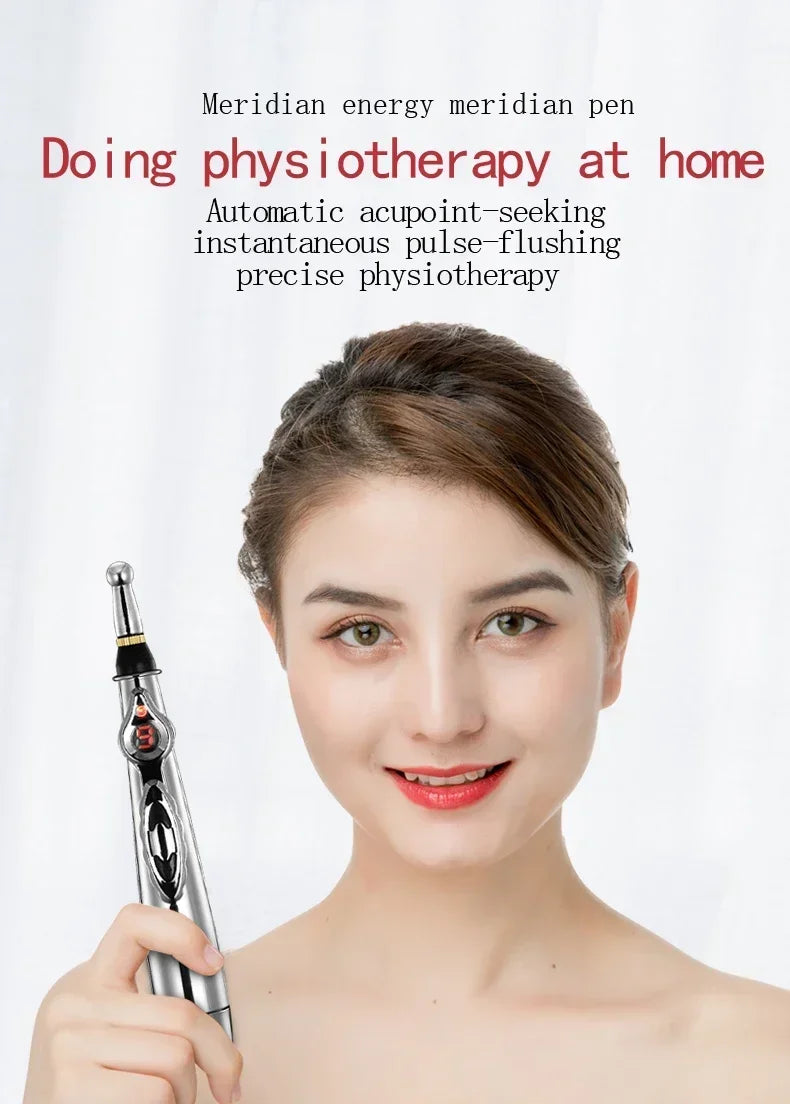 Electronic Acupuncture Pen Acupuncture Point Meridian Energy Meridian Massage Acupuncture Acup Pain Relieving Health Care Tool Beauty World Shop