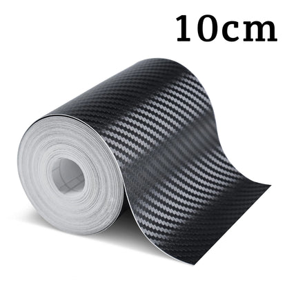 1-10m Nano Carbon Fiber Car 3D Tape Sticker Door Mirror Paste Protector Strip DIY Protection Protective Film Waterproof Adhesive Beauty World Shop