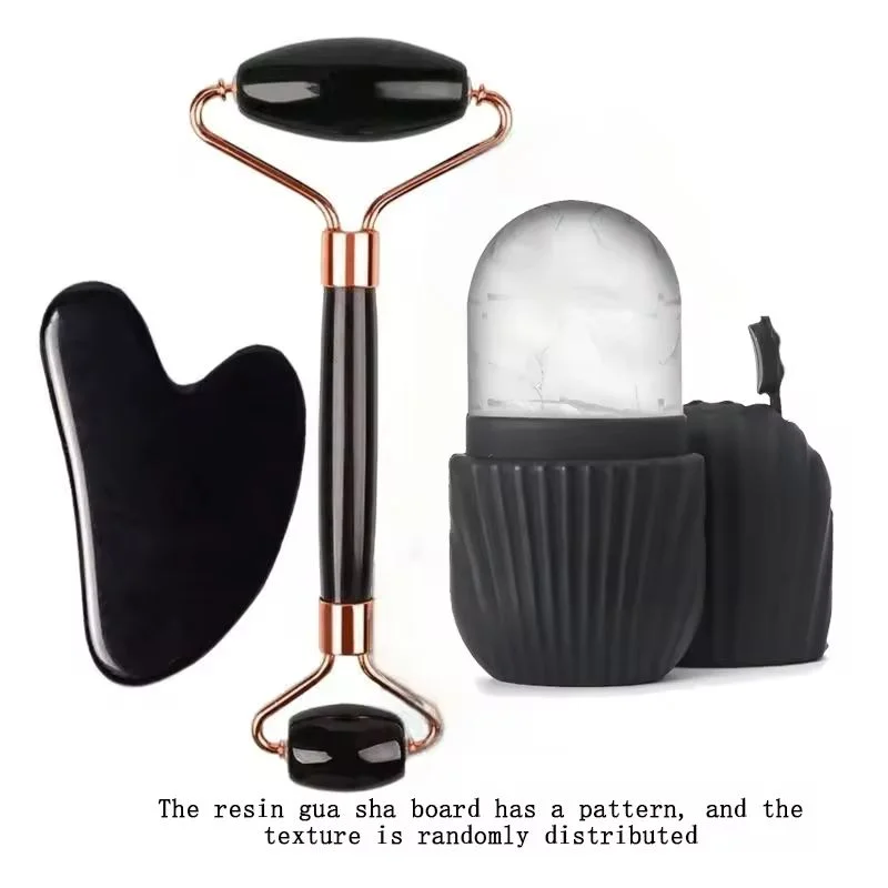 1/2/3pcs Ice Face Roller Facial Skincare Ice Roller Set,Facial Roller GuaSha FaceTool Set,Face Massage Roller Lifting Contouring Beauty World Shop