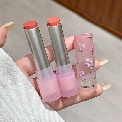 Flowery dish language lip gloss mirror lip glaze beep lip water light lasting makeup not easy to dip cup makeup Beauty Trend Shop