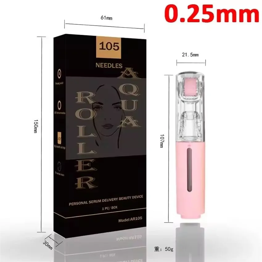 105 Pins Derma Needl Roller Beard Growth Beard Hair Growth 0.2mm/0.25mm/0.3mm Titanium Needle Beautify Lip Treatment Skin Care Beauty World Shop