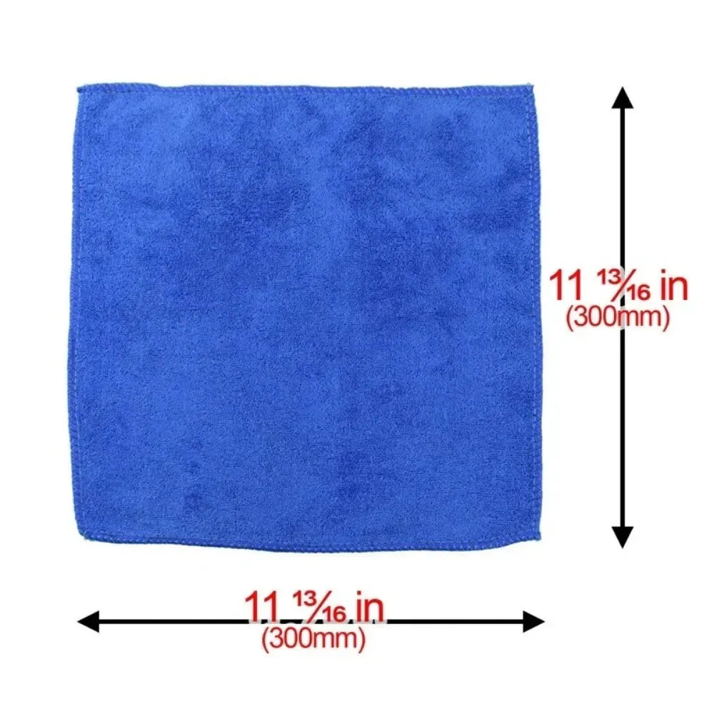 1-20Pcs Microfiber Towels Car Wash Drying Cloth Towel Household Cleaning Cloths Auto Detailing Polishing Cloth Home Clean Tools Beauty World Shop