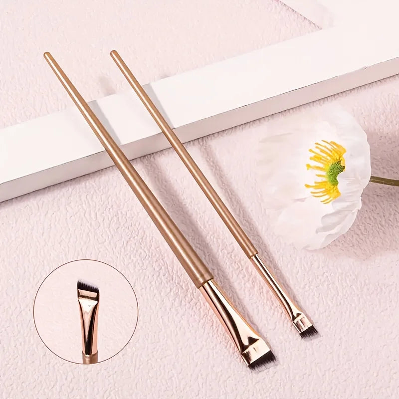 2PCS blade eyeliner brush superfine eye contour makeup brush fine eyeliner Beauty World Shop