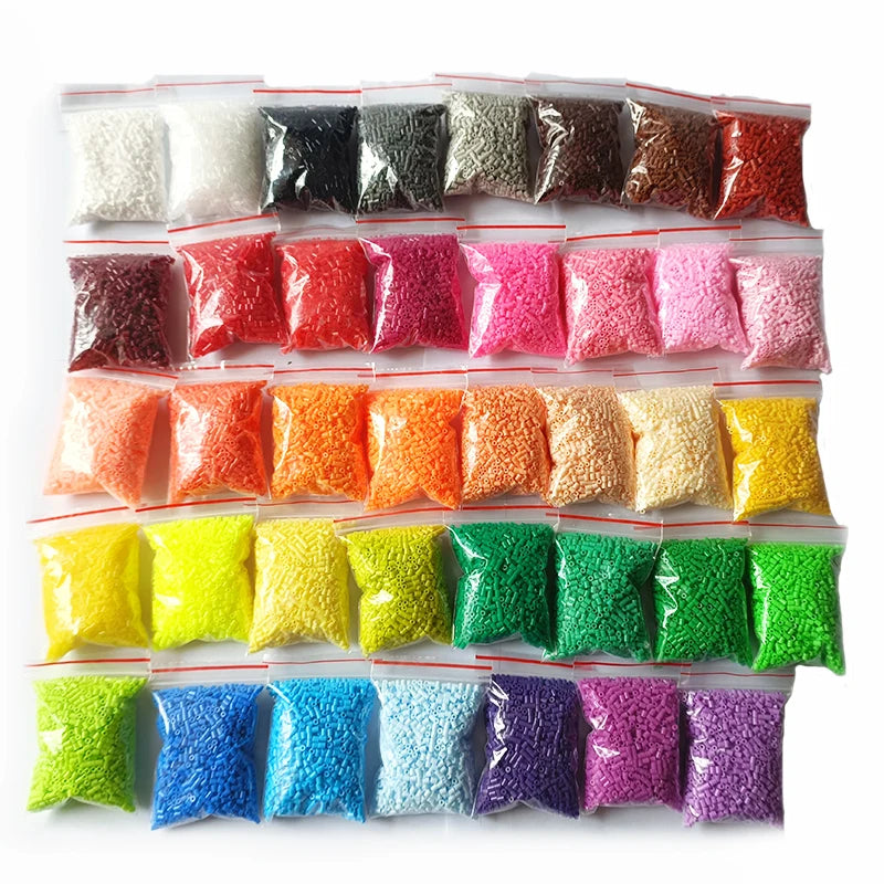 2000 pcs/Bag 2.6mm Hama Beads Puzzle Perlen Iron Beads Diy Perler Fuse Bead Intelligence Educational Toys Beauty World Shop