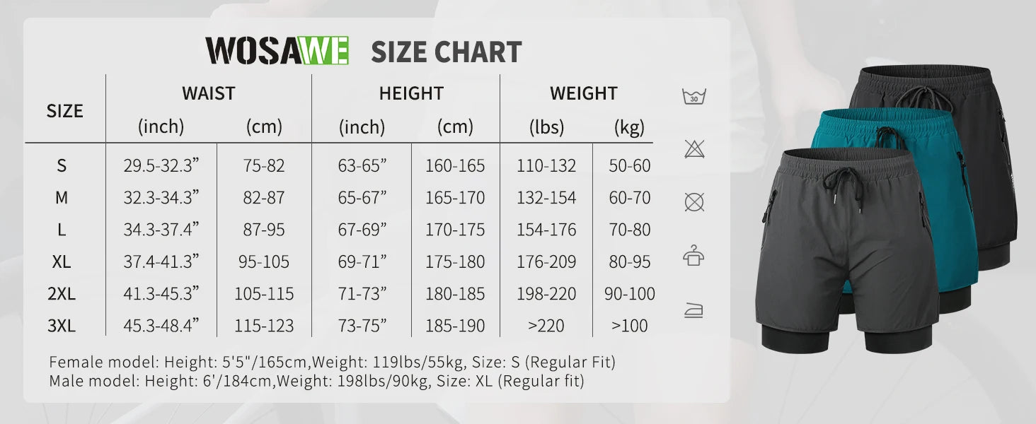 WOSAWE Bicycle Shorts Spring Summer Motocross Racing Shorts Downhill Mountain Bike short Pants Non-removable Cycling Underwear Beauty World Shop