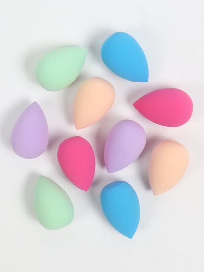 10 件 Mini Makeup Sponge Powder Puff Beauty Sponge for Makeup Concealer Liquid Foundation Face Cosmetic Puff Make up Sponge Beauty World Shop