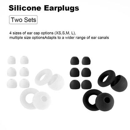 Silicone Earplugs for Swimming Sleep Noise Cancel Noise Reduction-Soundproof Reduce Disturbances -Quality loop Earplugs Beauty World Shop