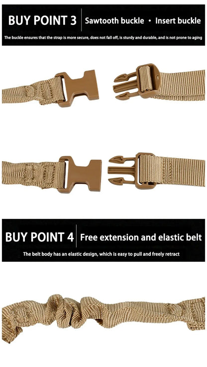 2025 Outdoor Tactical Harness Single-Point CS Gun Rope Diagonal Safety Rope Unisex Camouflage Tactical Belt for Hunting Sports Beauty World Shop