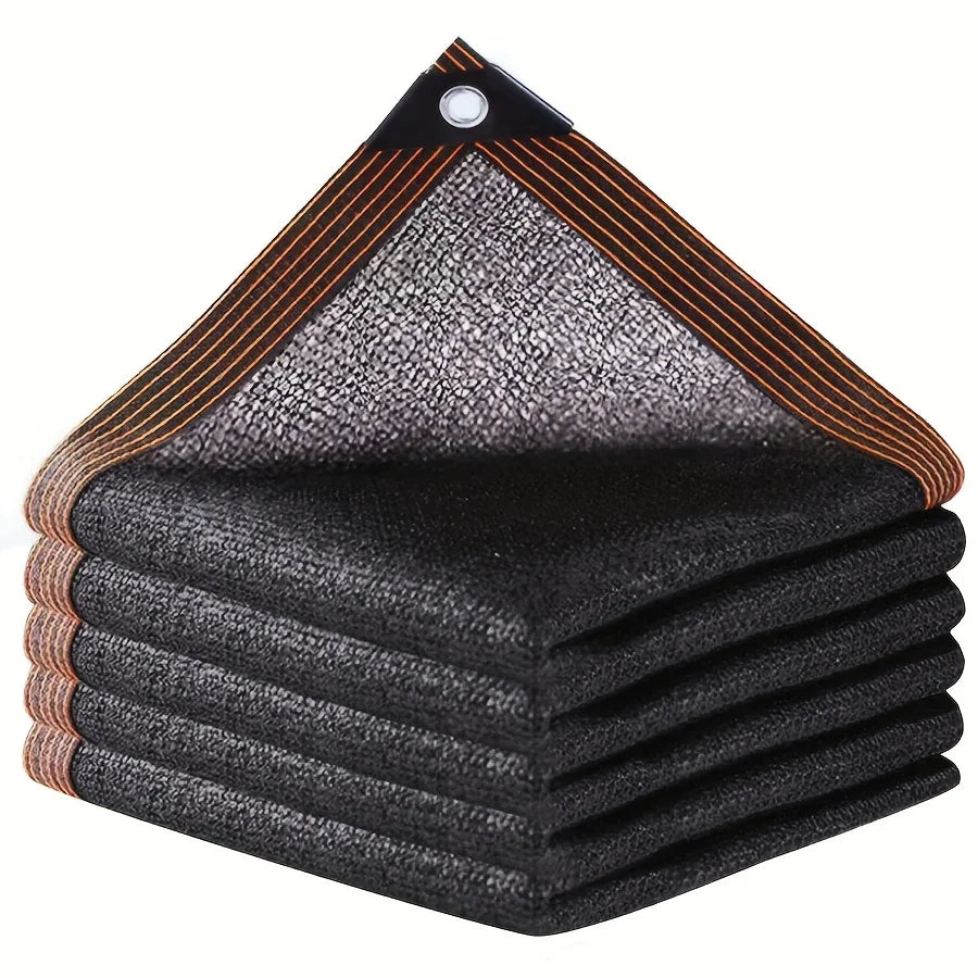 Black Shade Cloth Sunblock Mesh Cover Taped Edge With Grommets, Sun Net For Pergola, Plants Greenhouse, Gardens, Patio, Canopy Beauty World Shop