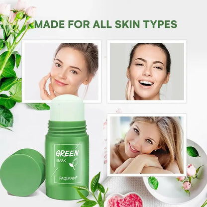 Green Tea Mask Face Clean Green Tea Cleansing Deep Moisturizing Shrink Pores Blackhead Acne Facial Korean Skin Care Beauty World Shop