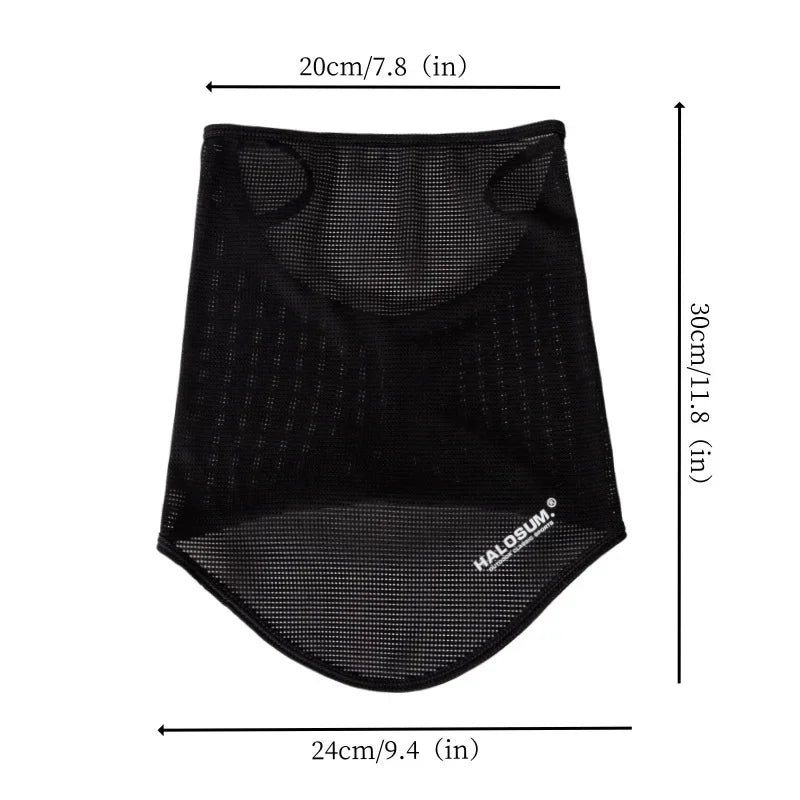 Ice Silk Full Face Mask Balaclava Summer Sun Protection Breathable UV Resistant Windproof for Cycling Hiking Outdoor Activities Beauty World Shop