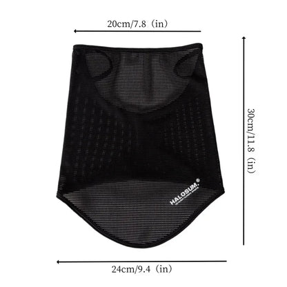 Ice Silk Full Face Mask Balaclava Summer Sun Protection Breathable UV Resistant Windproof for Cycling Hiking Outdoor Activities Beauty World Shop